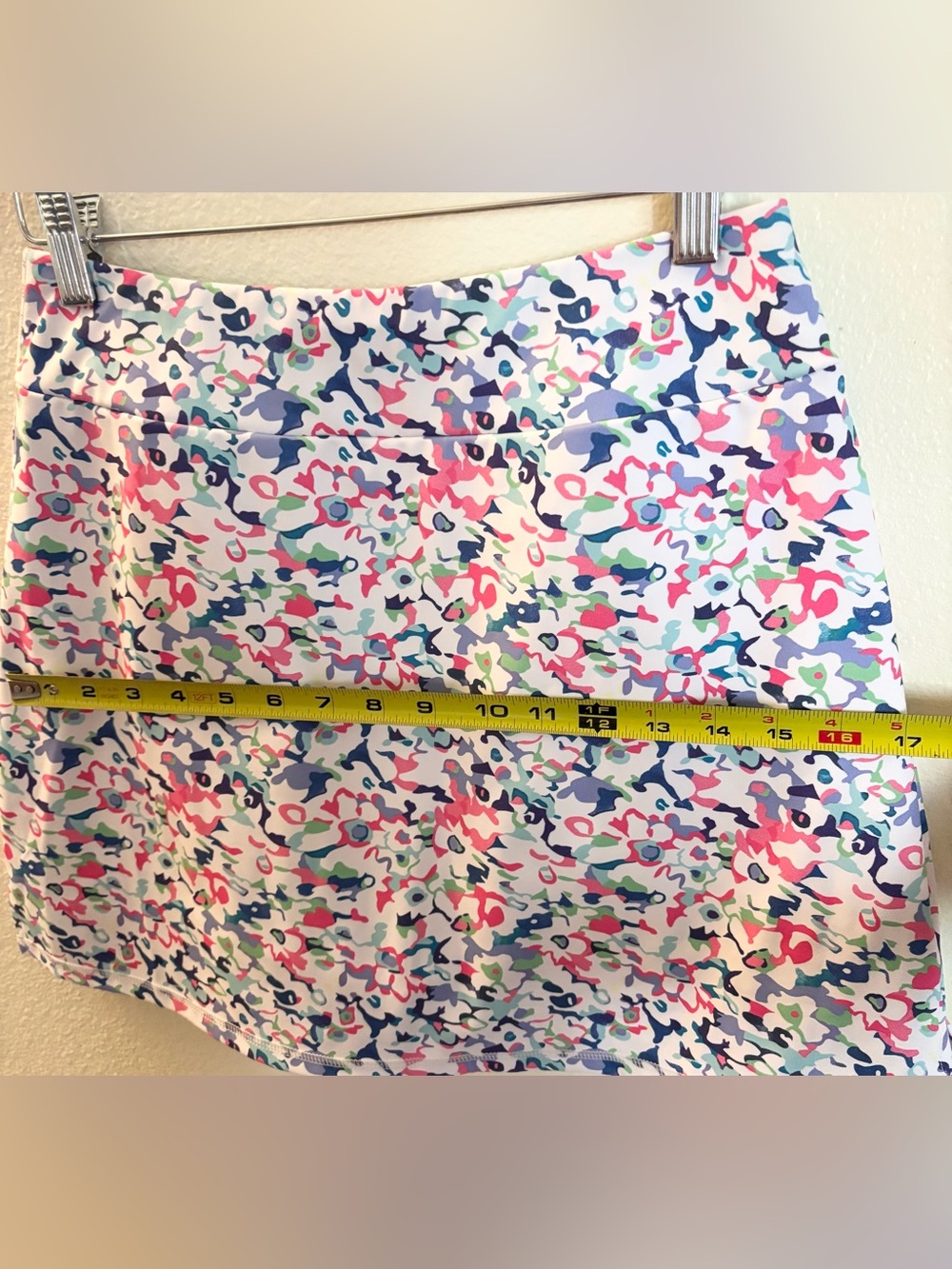 LouKeith Pastel Athletic Tennis Skirt Skort Pickleball Golf Medium M Pink Blue - Picture 8 of 10